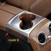 ABS Matte Car Armrest Box Water Cup Holder Decor Frame Accessories Cover Trim For Mercedes Benz E-Class E CLASS W213 2016 -
