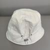 Hat women's spring summer casual drawstring foldable basin hat versatile fashion sunshade bucket hat thin
