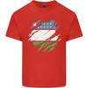 Torn Uzbekistan Flag Uzbek Day Football Unisexs Light Cotton TShirt