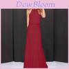 Vestido Maxi Largo Halter Femenino Atemporal Ideal Para Fiestas Nocturnas Y Eventos Especiales