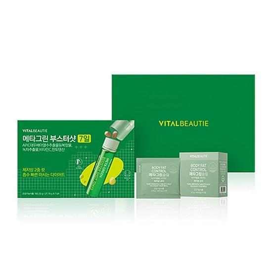 

Vital Beauty Metagreen Booster Shot 27,19 г + Metagreen Slim Set, корейская здоровая пища