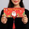 Christmas Santa Claus Folding Banknote Card Merry Christmas Decor 2025 Navidad Natal Xmas Tree Money Holder Card New Year 2026