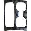 Ruihe Carbon Fiber Pattern Car Gear Shift Knob Console Panel Trims Cup Holder Frame Cover Compatible with Fit for Hyundai Santa Cruz 2022 2023 2024