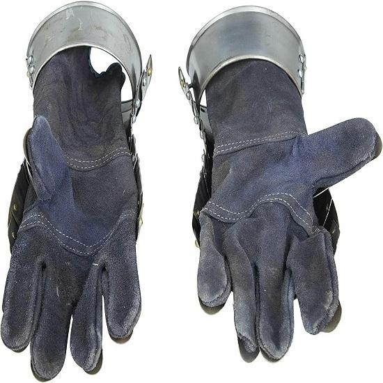 Medieval Armor Metal Gloves With Metal MF Doom Mask Handmade Design for Best New