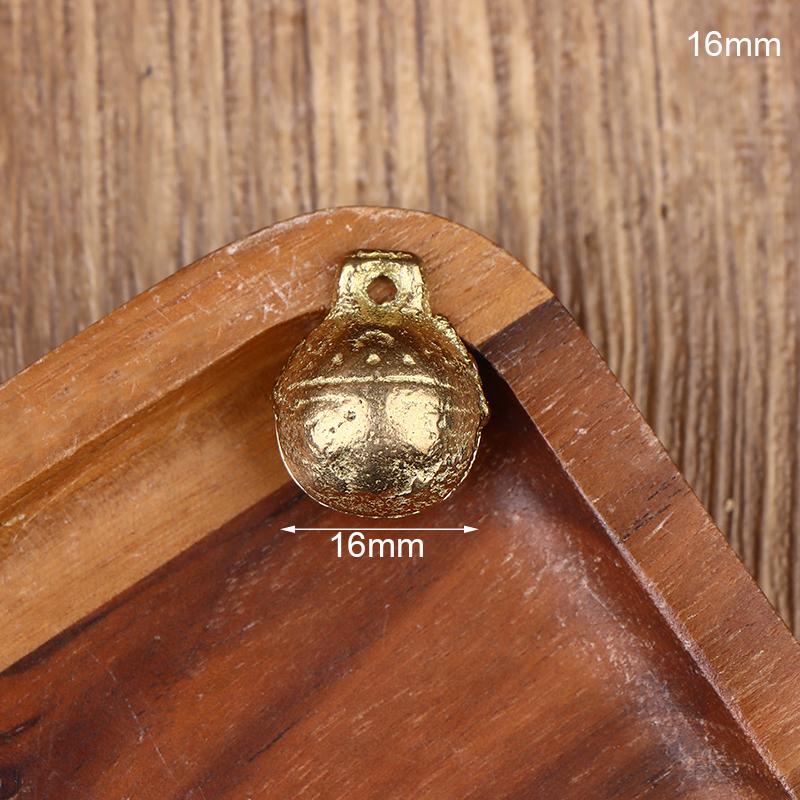 11/14/16/18/20mm Mini Craft Bells Animal Pet Bells Gold Pet Dog Cat Collar Bells Copper Bells Sound Loud Brass Bells Pendant