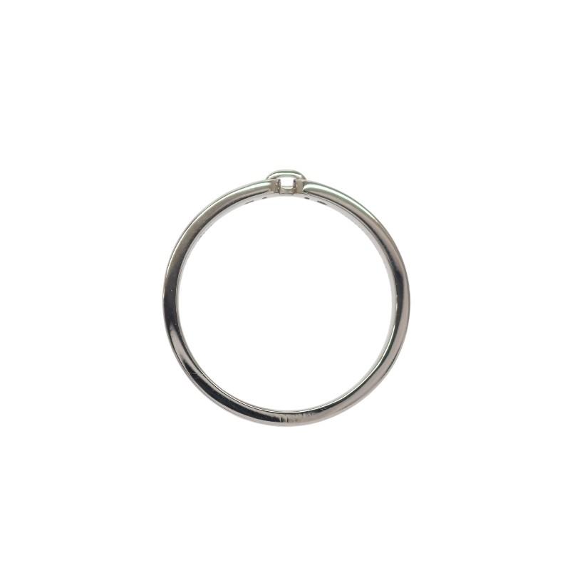HERMES  #9(JP Size)  ring Pt950Platinum Women