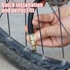Car Tire Inflator Hose Inflatable Adapter Tyre Air Pump Extension Tube Tire Pump Gauge Hose Connector 100-210mm Tyre Valve Stem Caps1
