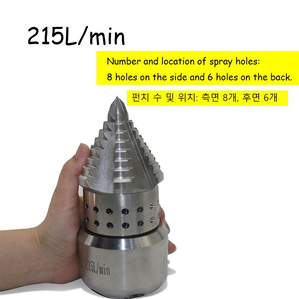 1 Pcs High-pressure Rotating Nozzle Internal Thread 1Inch 3kg Sewer Cleaning Nozzle Cleaning Sewer And Sewage Cleaning