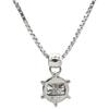 NON BRAND - Solitaire diamondNecklace Pt850/diamond Array