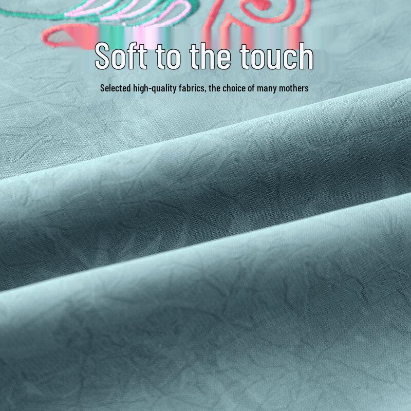 Elderly Women's Summer Breathable Shirt Set