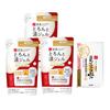 Nameraka Honpo Toronto Rich Gel Enrich (Refill) 3-Pack + Bonus Item 100g x 3 Soy Milk Isoflavone All-in-One High Moisturizing Type