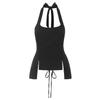 European and American Style, New Women's Clothing, Classic, Versatile, Foreign Style Fashionable Straps Irregular Top