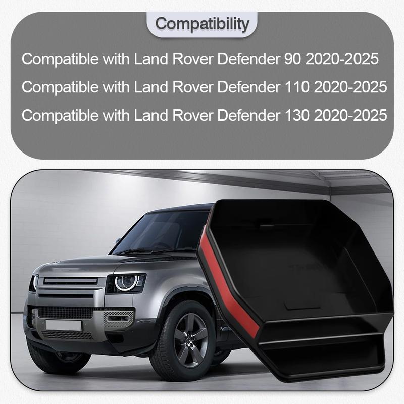 For Land Rover Defender 90 110 130     2024 2025 Car Armrest Storage Hidden Box Organizer Interior Accessories
