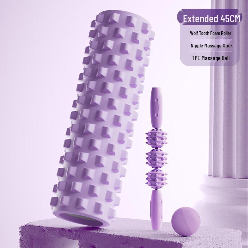 WEZHO Deep Tissue Massage Foam Roller Set