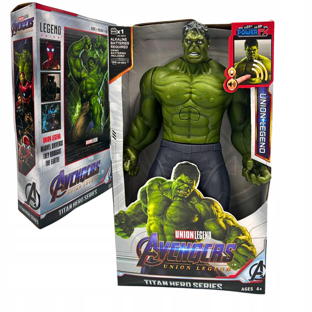 Hulk Vendicatori Figura Interattiva Marvel Giocattolo da Collezione 30 Cm