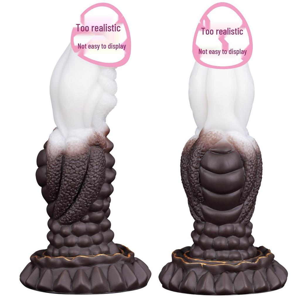 Luminous Silicone Irregular-Shaped Anal Plug Soft Flesh Erotic Toy SM Adult Masturbation Stick