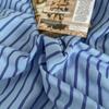 Set Biancheria da Letto Stile Righe Blu Copripiumino Federa con Lenzuolo Lenzuola per Casa Ragazzi Ragazze Camera da Letto Set Lenzuola