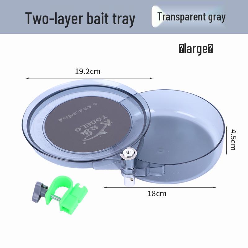 Magnetischer Köderbehälter & Erdspieß: Starke Drahtziehhilfe & loser Grundfutterbehälter für Angelstühle
