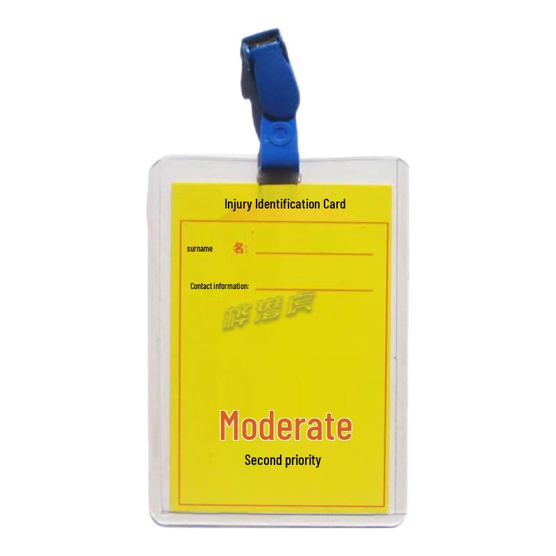 Emergency Triage and Identification Card Set