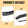 Rear Windshield Wiper Arm Blade Kit Compatible BB5Z-17526-c Cover for Explorer Direct