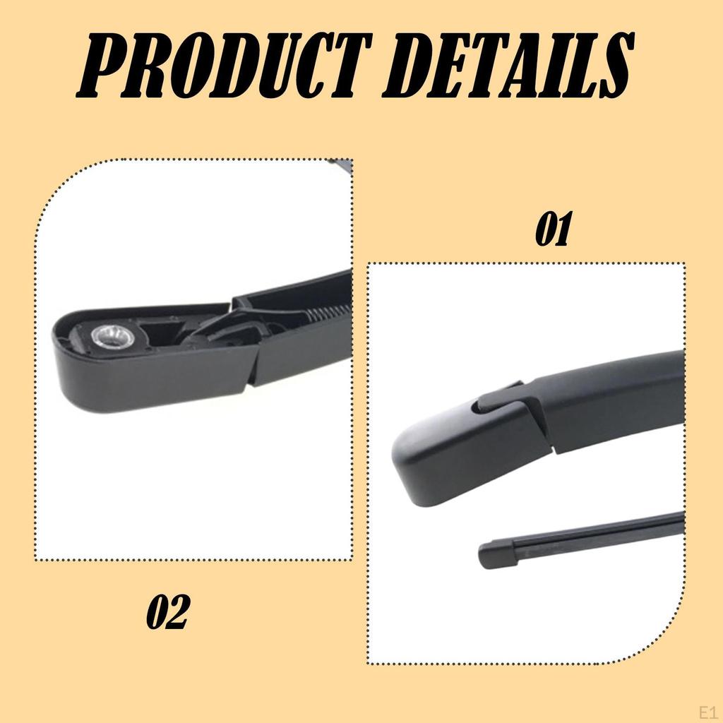 Rear Windshield Wiper Arm Blade Kit Compatible BB5Z-17526-c Cover for Explorer Direct