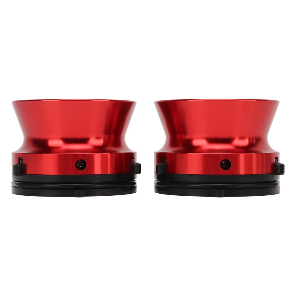 1 Paar Nab Hub Adapter Polierte Aluminiumlegierung 10in Öffner Universelles Ladegerät Rot