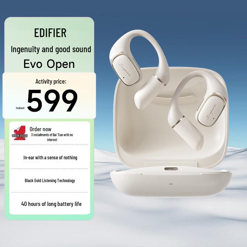 Edifier Evo Open Bluetooth Open-Ear Sports Headphones