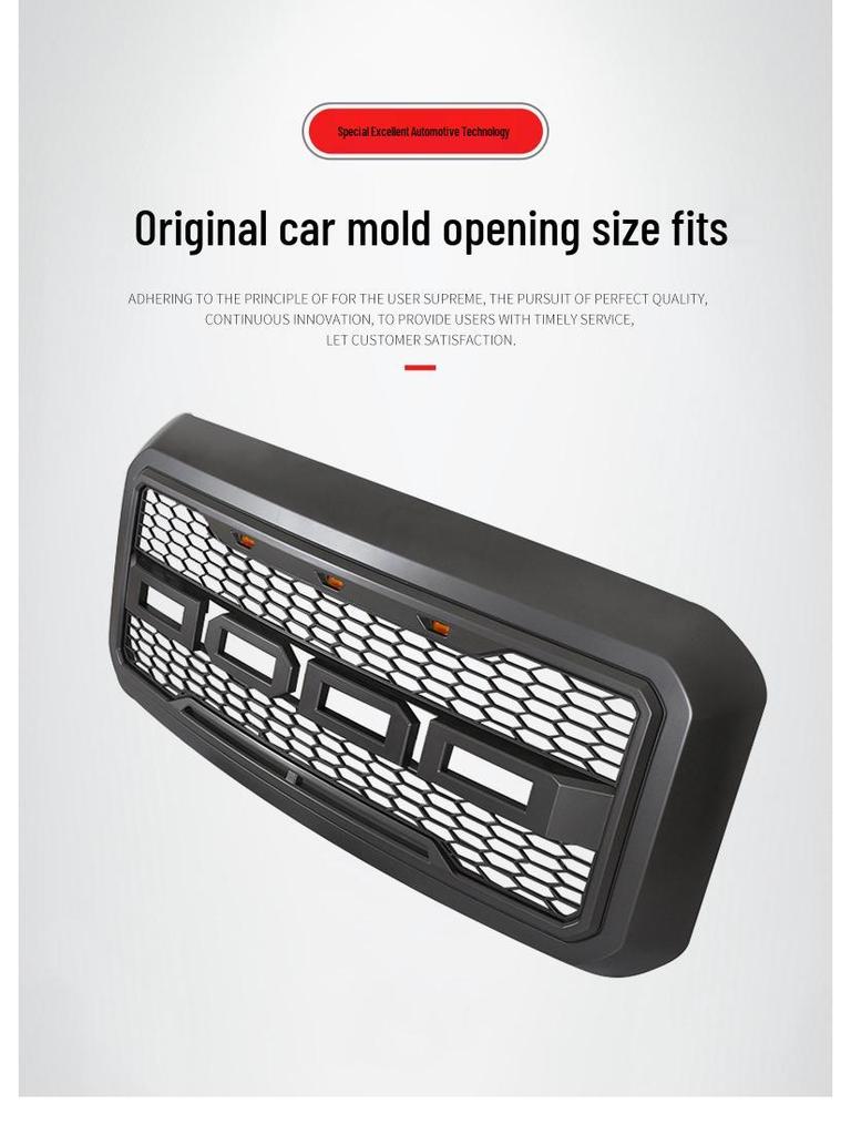 11-16 Ford Front Bumper Honeycomb Grille - Car Accessory