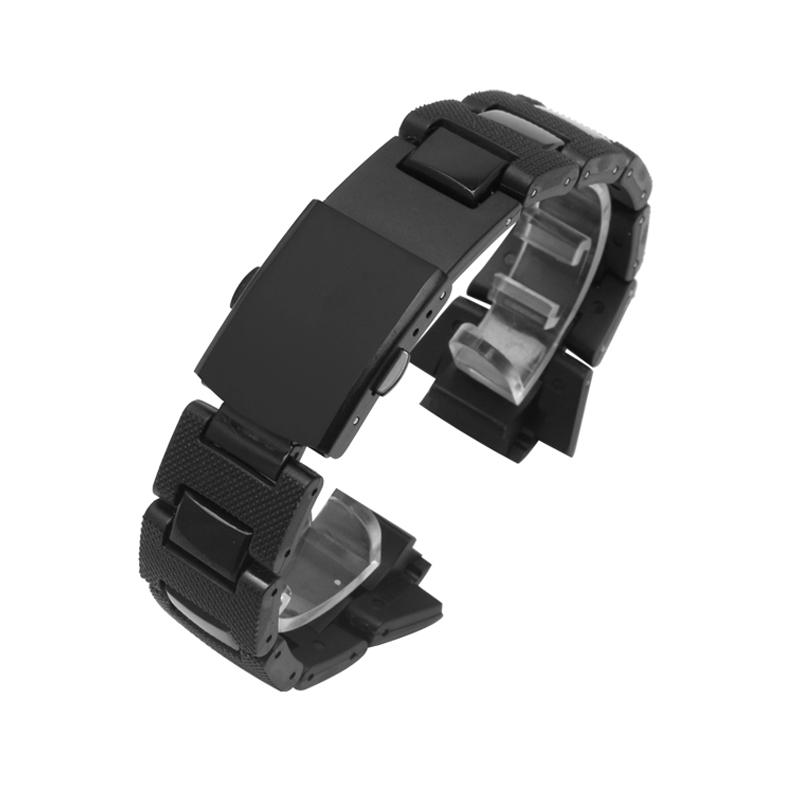 

Пластиковый ремешок для часов Casio G-shock DW-6900/DW9600/DW5600/GW-M5610 Мужской ремешок для часов Браслет Высокое качество 16 мм 16mm чёрный