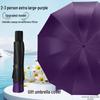 Reinforced Extra Large Windproof Umbrella with Long Handle and Stylish Printed Logo for Rainstorms
