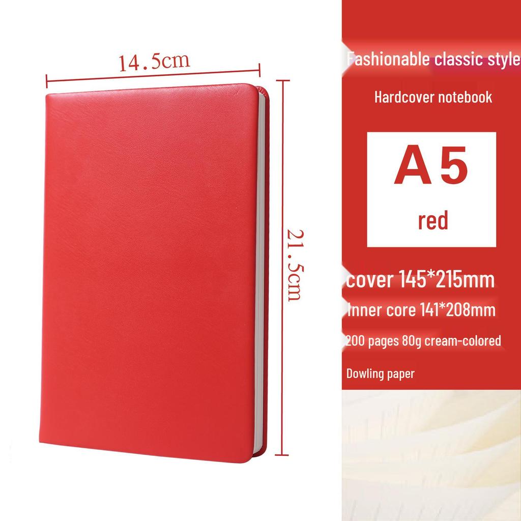 Korean Style Leather Cover Creative Diary Notebooks - Set of 5