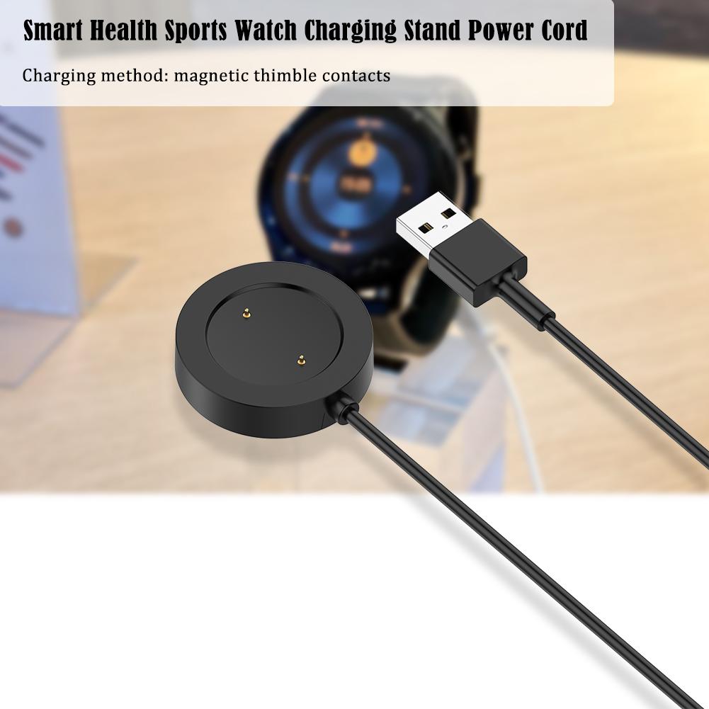USB Smartwatch Charging Cable For Xiaomi Haylou RS3/LS04 Sport Smartwatch Magnetic Charger Fast Charging Dock Power Adapter
