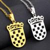 Croatia Map Pendant Necklace Fashionable Croatian Flag Neckchains Adjustable Ethnic Collarbone Chains Couple Jewelry
