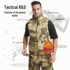 Men's Autumn/Winter Tactical Camouflage Windproof Jacket with Zipper Pockets