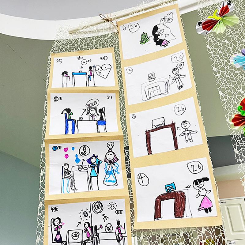 Creative Kindergarten Art Area Hanging Decorations