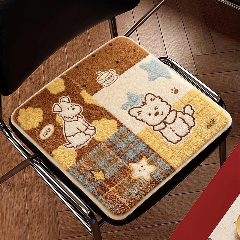 35x35cm Chair Cushions Cute Seat Cushion Office Student Seat Pads Home Decor All-Season Non-slip Funny Multiple Colors