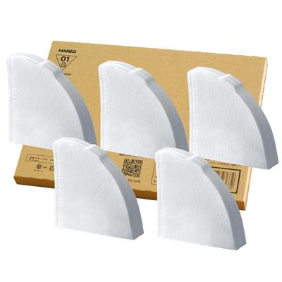 V60 Coffee Filter for 1 To 2 Cups, 200 Pieces, 40 Pieces X 5 Piece Set