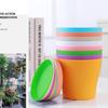 Flower Pot Round Planters Candy Color Succulents Plant Pot Office Desktop Balcony Home Garden Decoration Outdoor Potted 5 Sizes