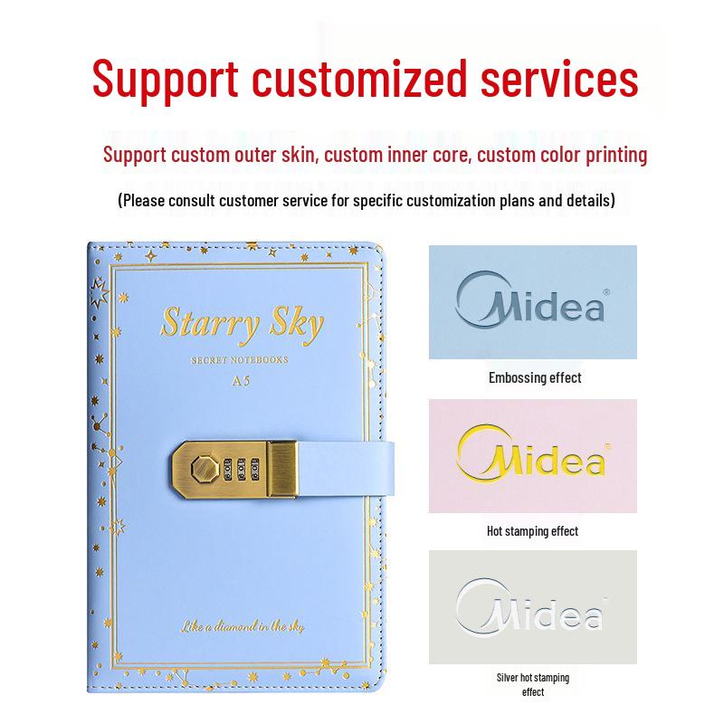 Retro Password Diary with Lock: Simple Literary Design for Boys & Girls