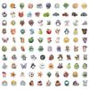 100 Cute Animal and Plant Stickers Mobile Phone Water Cup Waterproof Decorative Stickers Children's Hand Account Stickers