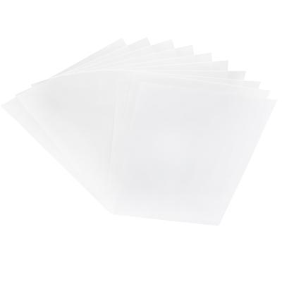 Kit de folhas termoencolhíveis de 10 peças, filme retrátil, papel branco pintável, faça você mesmo para crianças