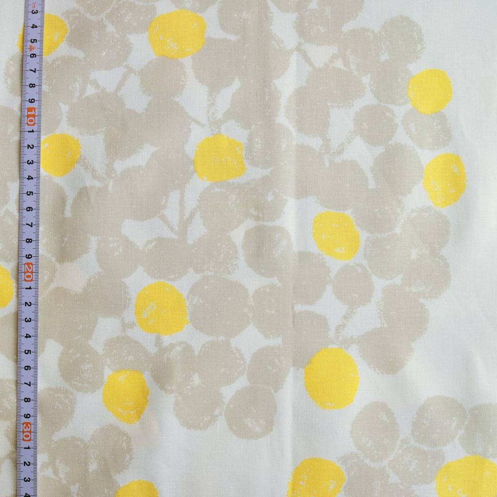 Quarter Rieko Oka Designed Zabuton Float Approximately 55 x Meisen Floral and Botanical Pattern in Report Cotton-Linen (Japanese Cushion) Cover,