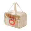 New Transparent Waterproof Travel Toiletry Bag Portable Dry Wet Separation Organizer for Toiletries Cosmetics