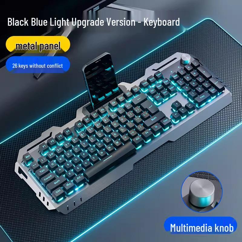 Maverick Mechanical Gaming Keyboard, Mouse, and Headset Set - Wired Esports Peripherals.