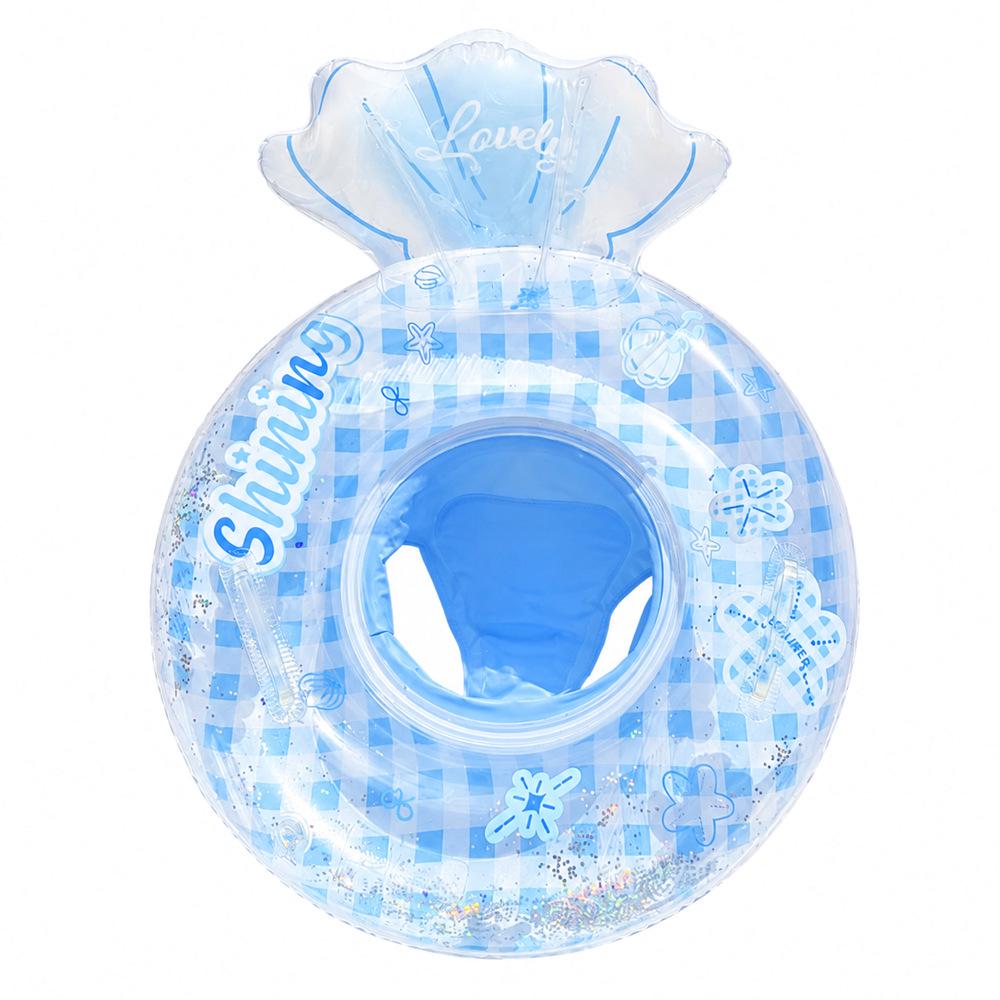 Xiao Lv Inflatable Baby Swim Ring with Removable Sunshade Canopy