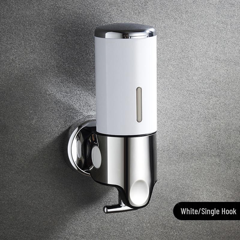 Manual Wall-Mounted Foam Soap & Shower Gel Dispenser for Bathrooms