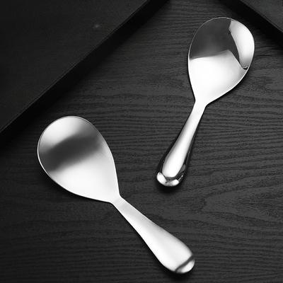 304 Stainless Steel Rice Spoon Exquisite Large Spoon Rice Serving Spoon Thickened Non-stick Rice SpoonServing Spoon