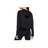Nike Pure Color Printed Logo Hoodie Casual Sports Long Sleeve Sweatshirt Women Tops Black CJ3815-010