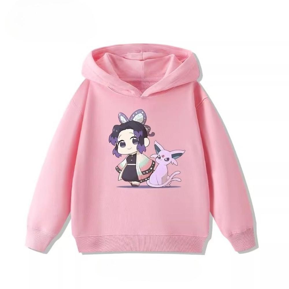 Demon Slayer: Kimetsu No Yaiba Children's Sweatshirts  Cute and Warm Hoodies for Boys and Girls In Autumn and Winter