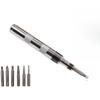 FOR IMPACT 6 In 1 Screwdriver with 1/4 Drive Bit Kit for Rusted Seized Fasteners Compact 20.5 X 10 X 2.1 Cm Design